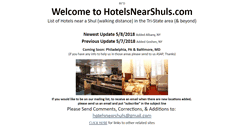 Desktop Screenshot of hotelsnearshuls.com